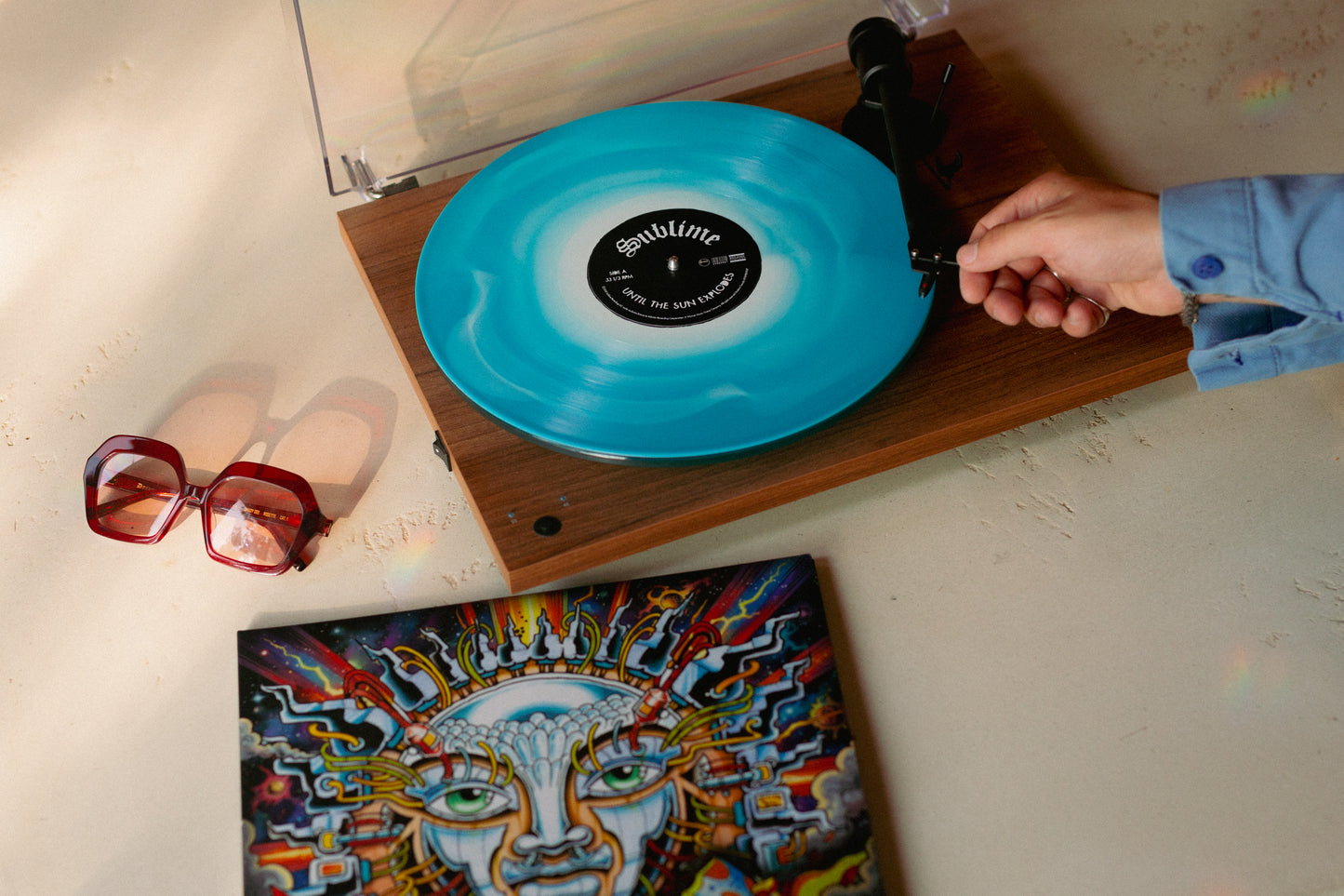 Until The Sun Explodes Ocean Wave Swirl Vinyl
