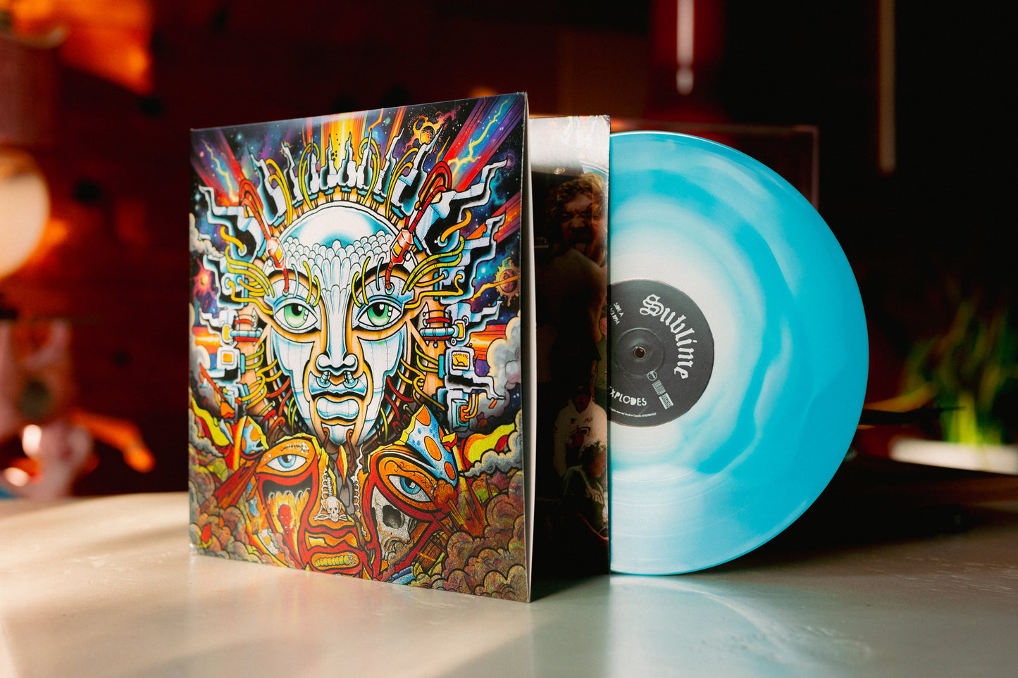 Until The Sun Explodes Ocean Wave Swirl Vinyl